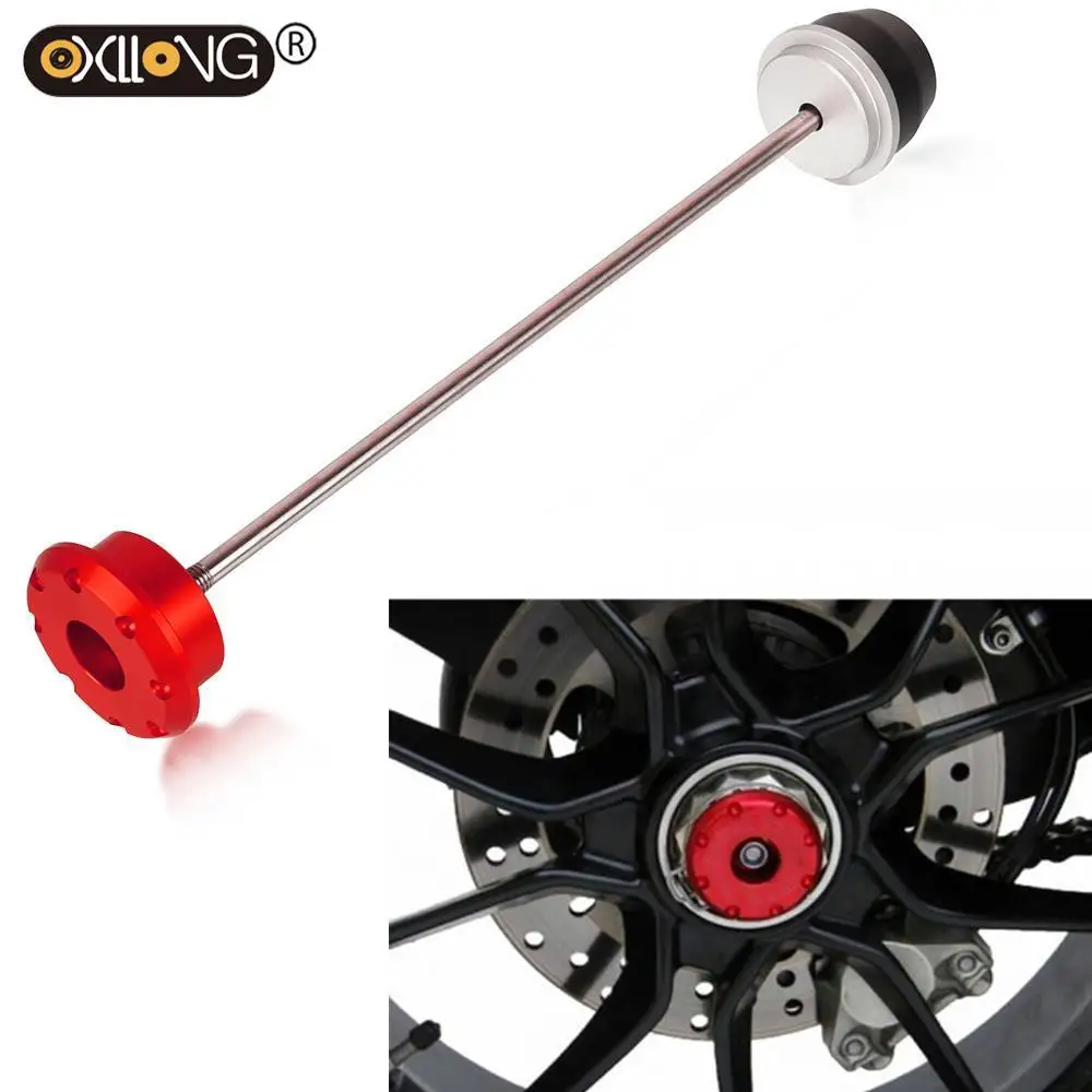 Rear Axle Sliders Wheel Protection For DUCATI Diavel Strada Monster 1200 2013 2014 2015 Rear Spindle Bobbins Wheel Axle Sliders