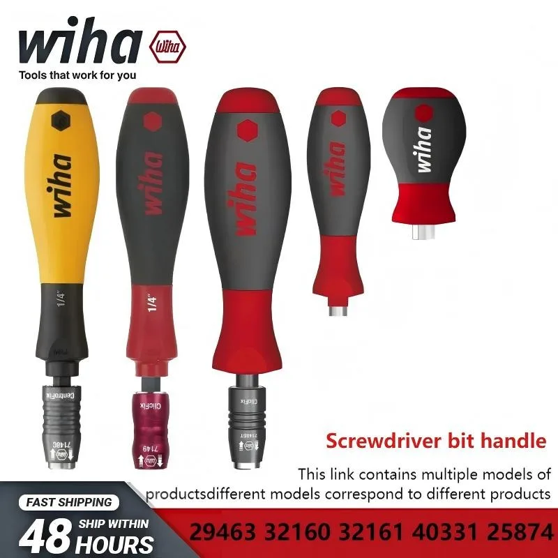 

Держатель для шестигранных бит WIHA, сильный магнитный, с 4 шариками для фиксации, нескользящая рукоятка для отвертки, 29463/32160/32161/40331/25874