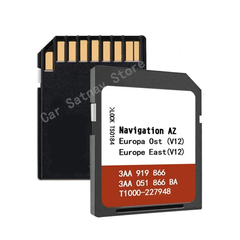 

SD Card for RNS 315 Ost Seat for VW Skoda Amundsen + Media 2.1 2.2 Eastern Europe V12 Update East Navigation GPS