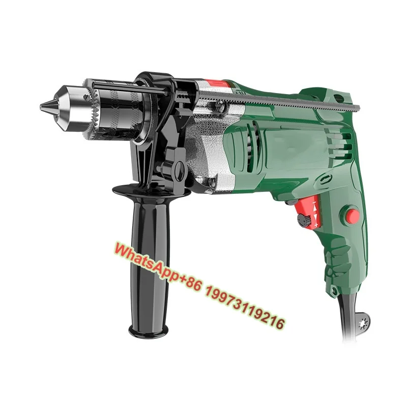 

220V Household Electric Drill Multifunctional Power Tool 1-13mm Impact Drill Wired Plug-in CNC Engine Pump Bearing Made China