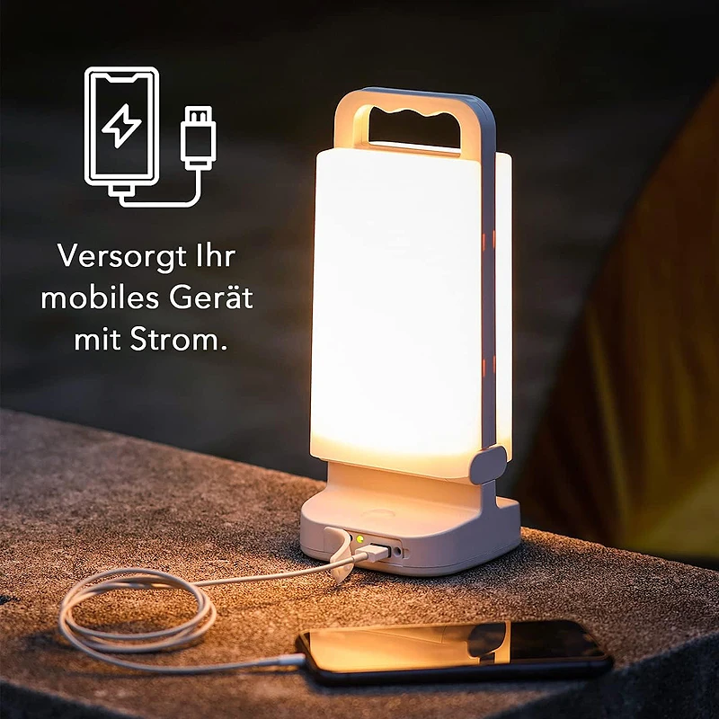 Ausilver Portable Solar LED Lamp ABS Body Rechargeable Work Light IP65 Outdoor Emergency Garden Camping Lighting