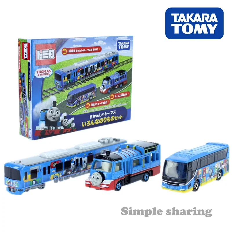 

Takara Tomy Tomica Thomas & Friends Vehicle Set The Tank Engine Truck Bus Model Kit DieCast Miniature Baby Train Toys