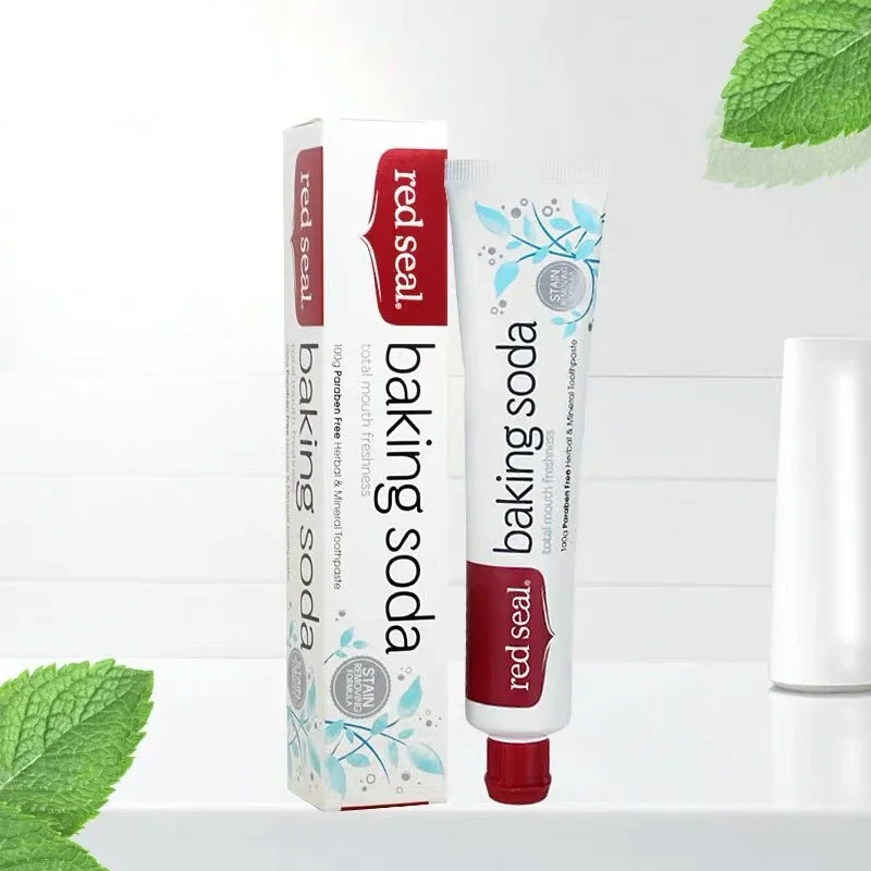 Original NewZealand Red Seal Toothpaste Remove Stubborn Stain Fight Plaque Decay Mint Breath Clean Teeth Protect Gum 100g