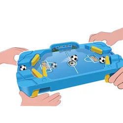 Popular interactive tabletop 2 player ejection toy hand football game for kids battle