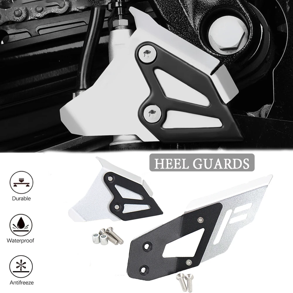 

Left Right Heel Guard Set Rear Frame Plate Protector Foot Peg Bracket FOR BMW F650GS F700GS F800GS F800GS Adventure ADV