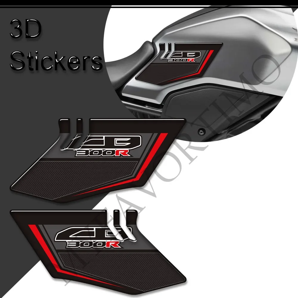 2018 2019 2020 2021 2022 Motorcycle Grips Tank Pad 3D Stickers Gas Stookolie Kit Kniebeschermer Voor Honda CB300R CB 300R