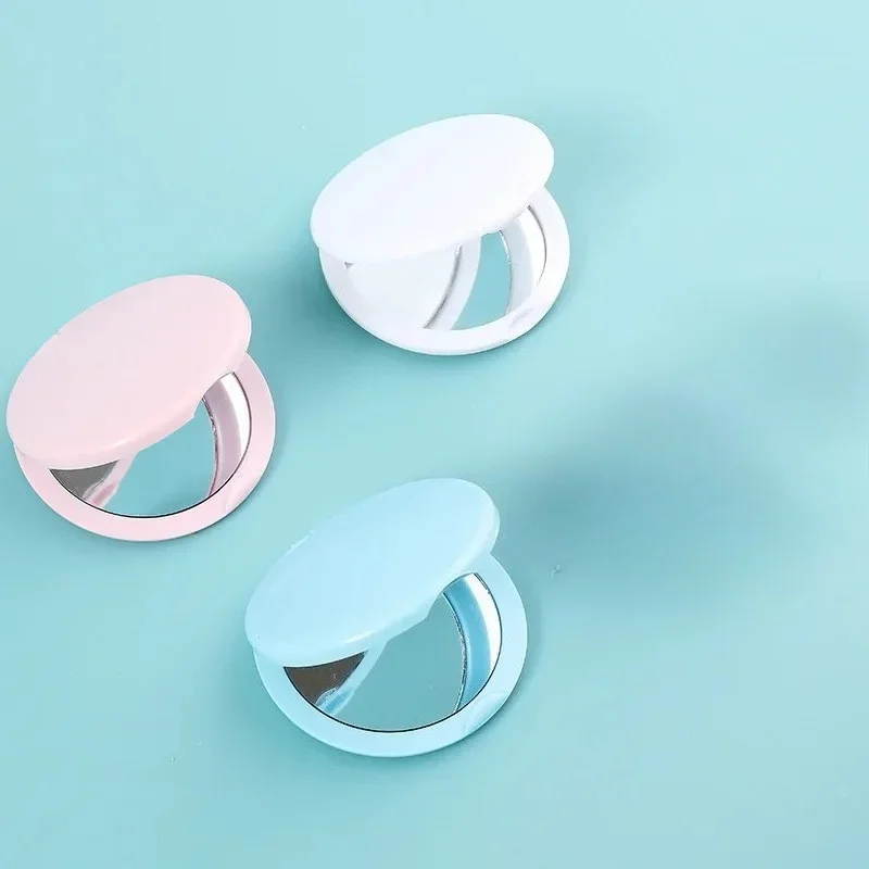 

Ручное двустороннее маленькое зеркало, 3 шт., портативное складное складное зеркало для макияжа