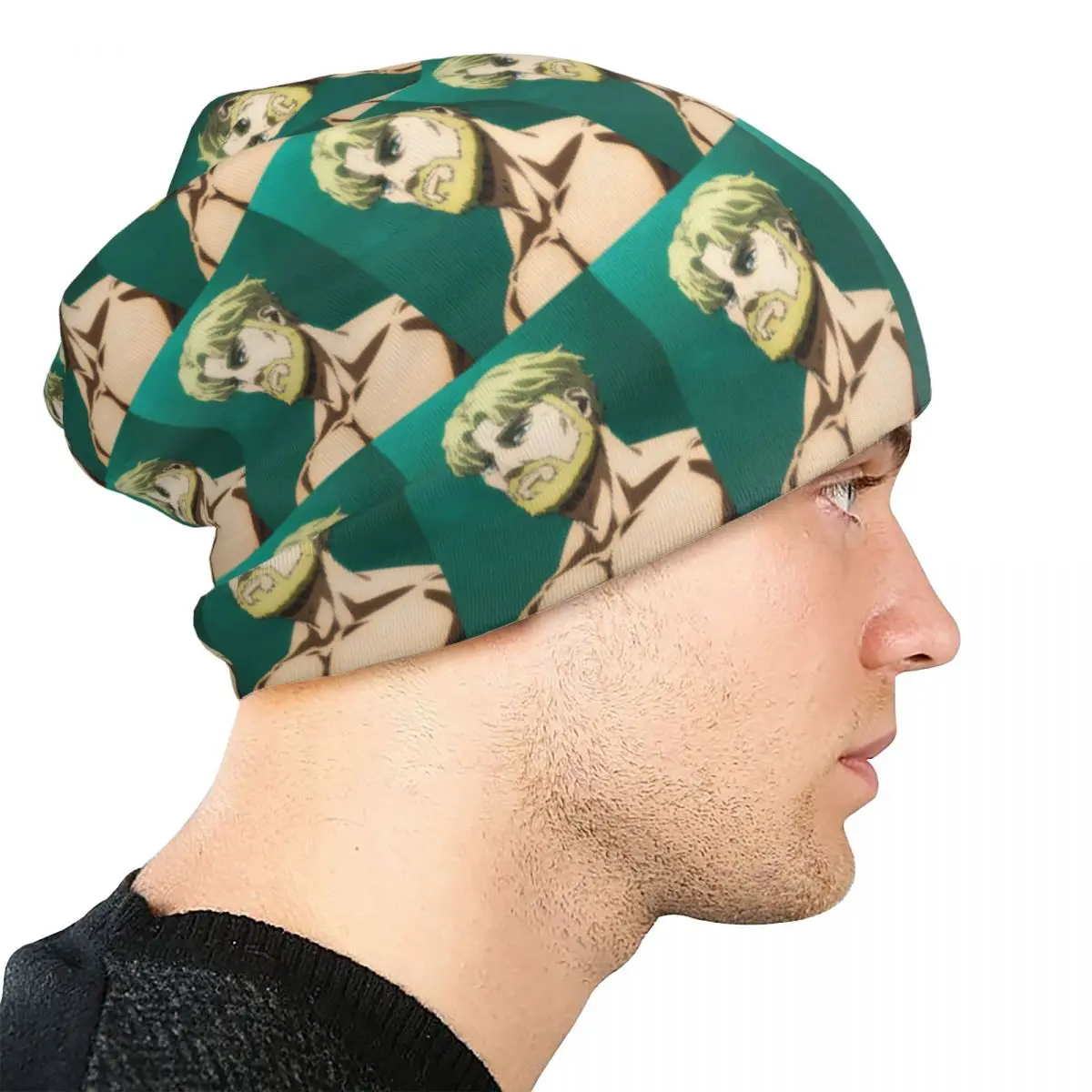 هجوم على تيتان Zeke Yeager Skullies قبعة حريمي دافئة الخريف الشتاء في الهواء الطلق قبعة محبوك بونيه قبعات للجنسين الكبار