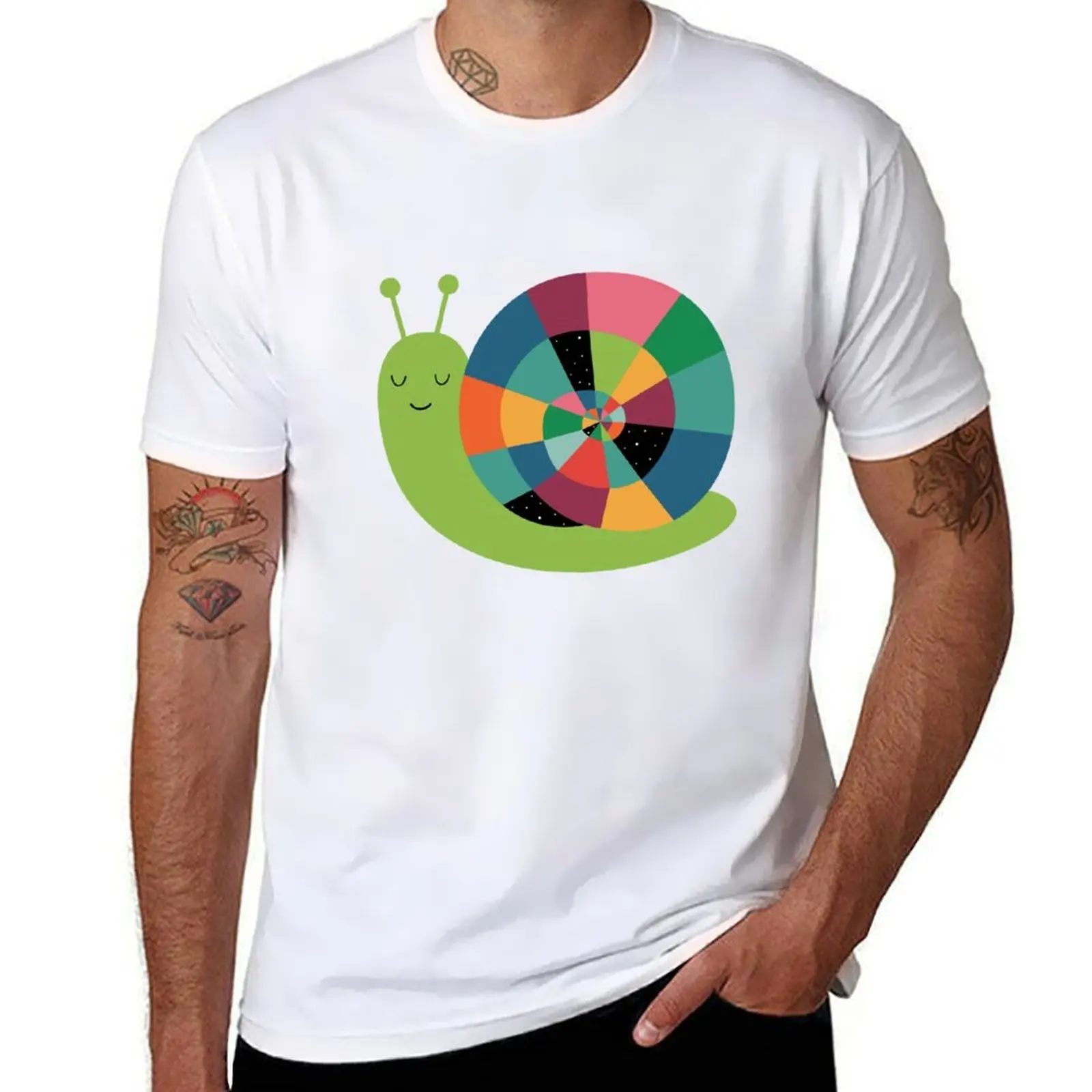 Snail Time T-Shirt t shirt for man t shirt for man 100 percent cotton T-Shirt
