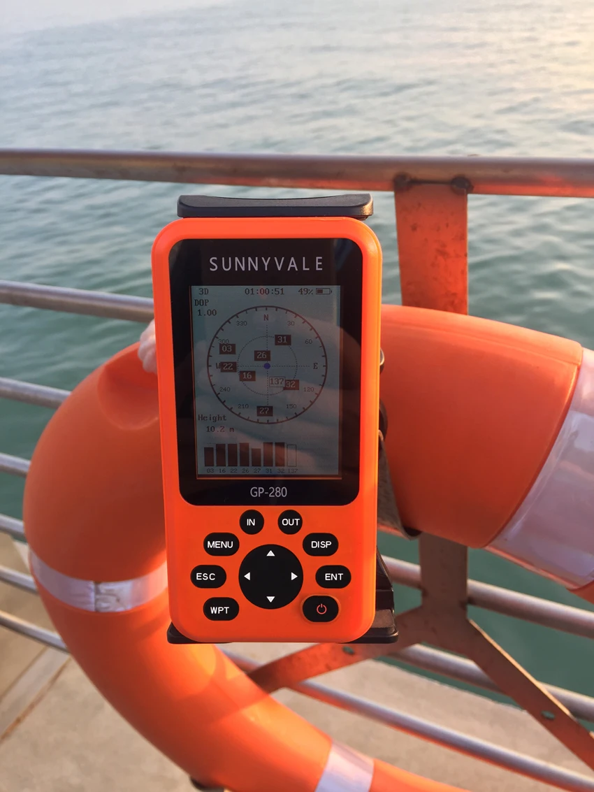 SUNNYVALE GP-280 Handheld GPS Navigator/Marine GPS Locator Handheld High-Sensitivity GPS Receiver/Various Voyage Screens