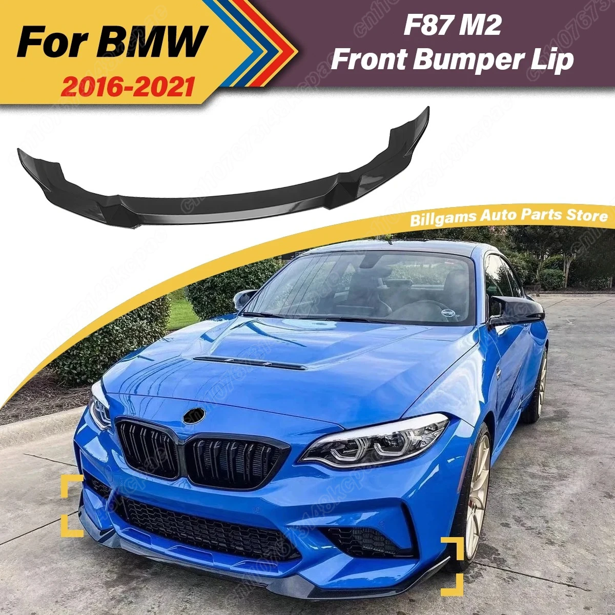 

For BMW F87 M2 2016 2017 2018 2019 2020 2021 MP CS Style Front Bumper Spoiler Lip Exterior Guard Protector Accessories Body Kit