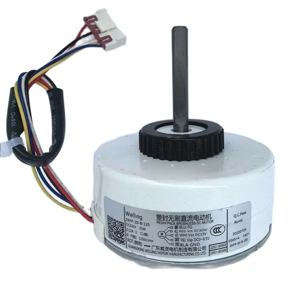 

Новый двигатель вентилятора кондиционера TCL ZKFP-20-8-125 ZWK465A 000078 Деталь двигателя постоянного тока