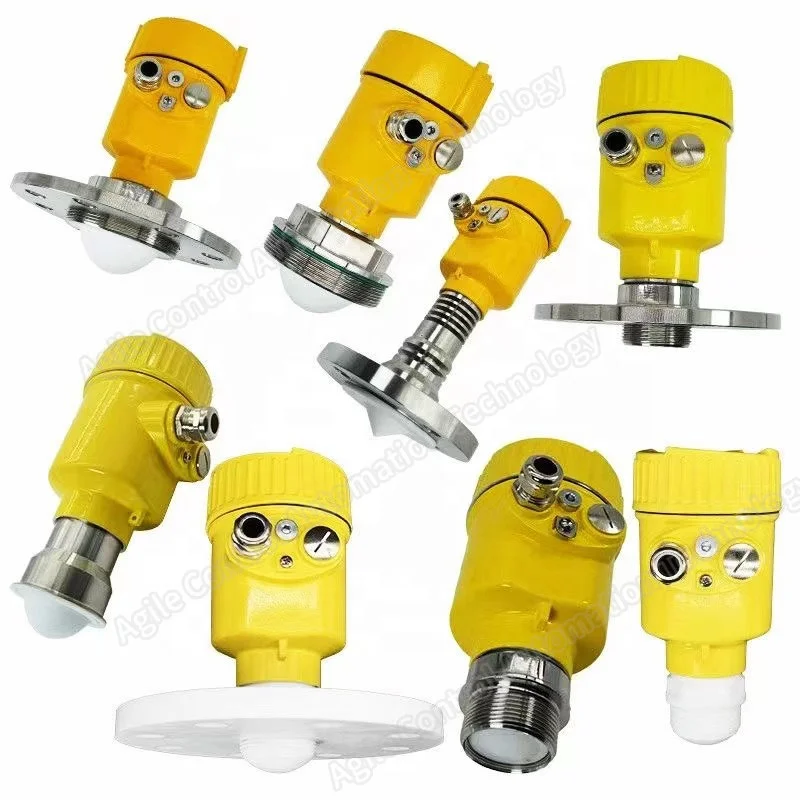 Manufacturer Direct Sales 80GHz Non Contact radar Level Sensor Measurement Granary High Temperature radar Material Level Gauge