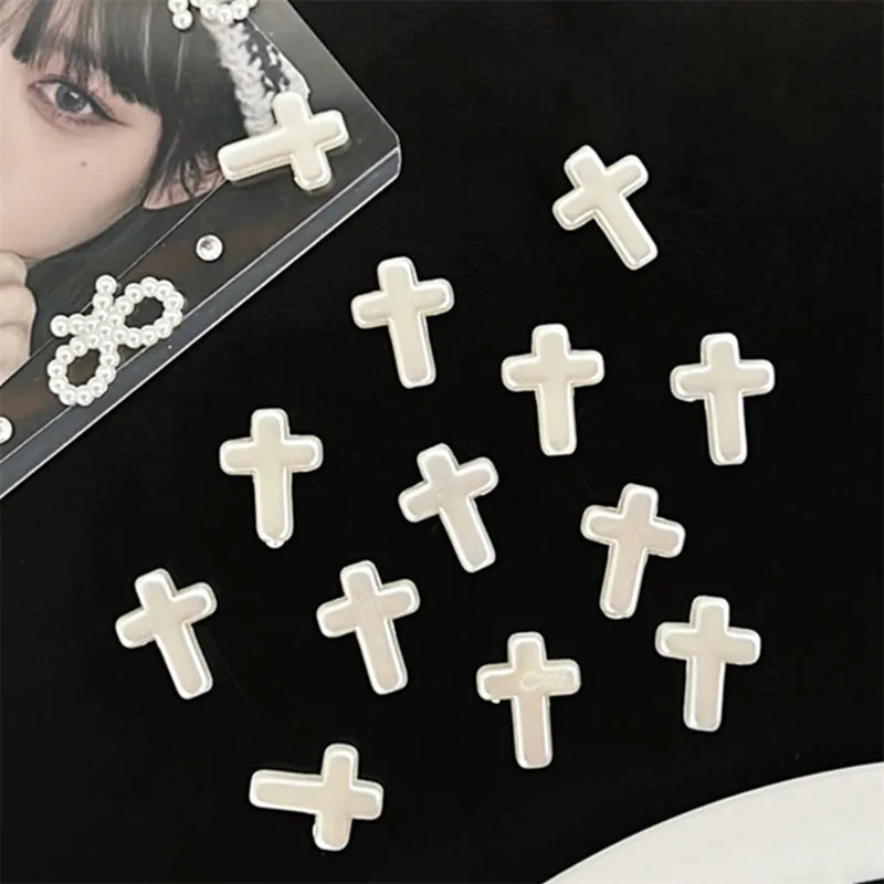 10Pcs/set Handmade Mini Crucifix Cards Sleeve Anime Ita Bag Ornament Photocard Holder Idol Photo Display Postcard Toploader