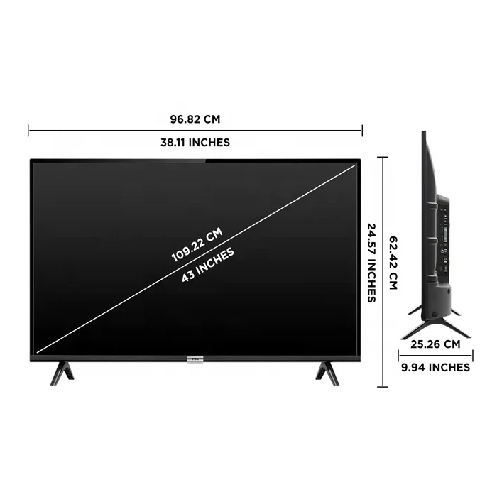 TCL 43-inch smart Android TV original Class 4-series 4K UHD HDR LED television LCD screens WiF wholesali 2021 Model