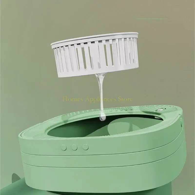 D0AB เครื่องซักผ้าแบบพับได้เครื่องซักผ้าเครื่องซักผ้าถุงเท้าพิเศษแบบพกพา