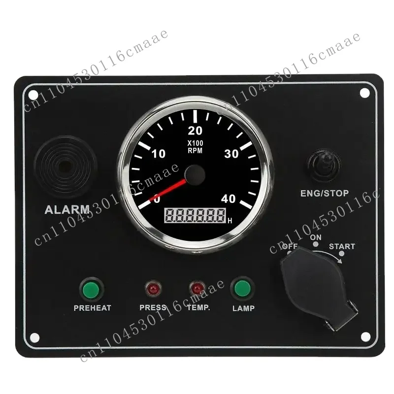 Marine Control Panel Cluster Marine RPM Meter