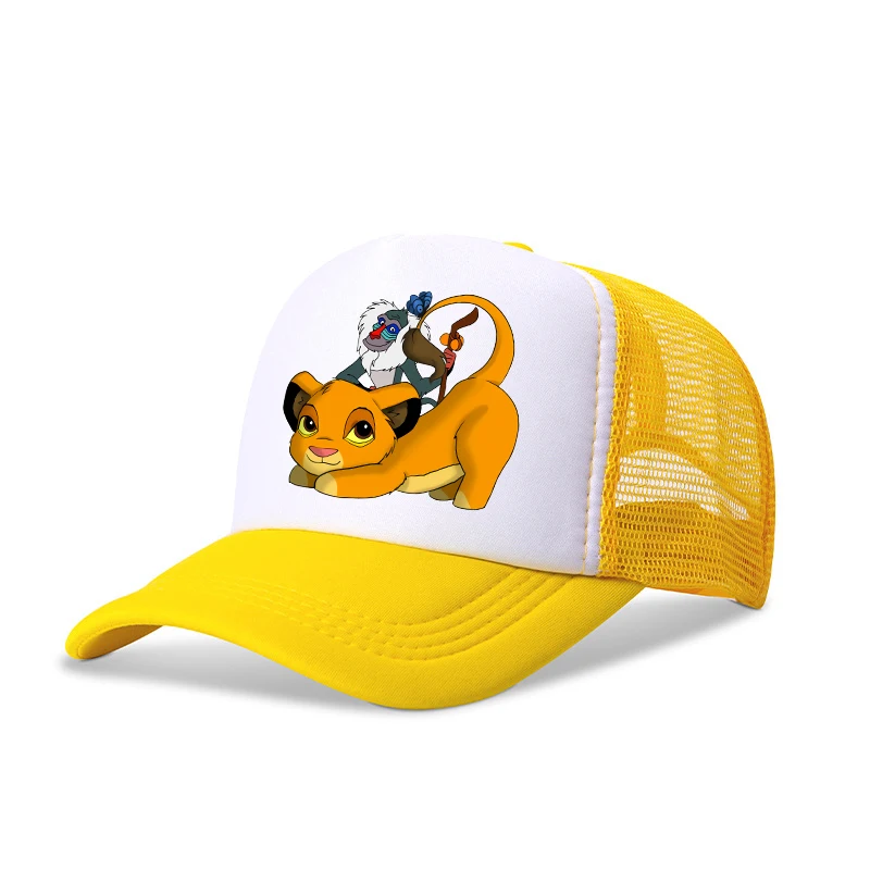 Mufasa The Lion King Baseball Cap Disney Movie Cartoon Children Adult Baseball Hat Peaked Cap Outdoor Casual Sunshade Hands Gift