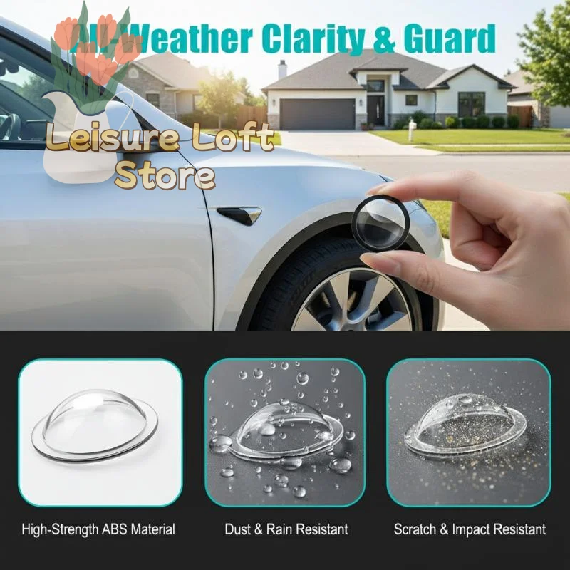 Rearview Camera Protective Cover For Cars 360° Reversing Camera Sand And Gravel Protection Rainproof Cover Exterior Accessories