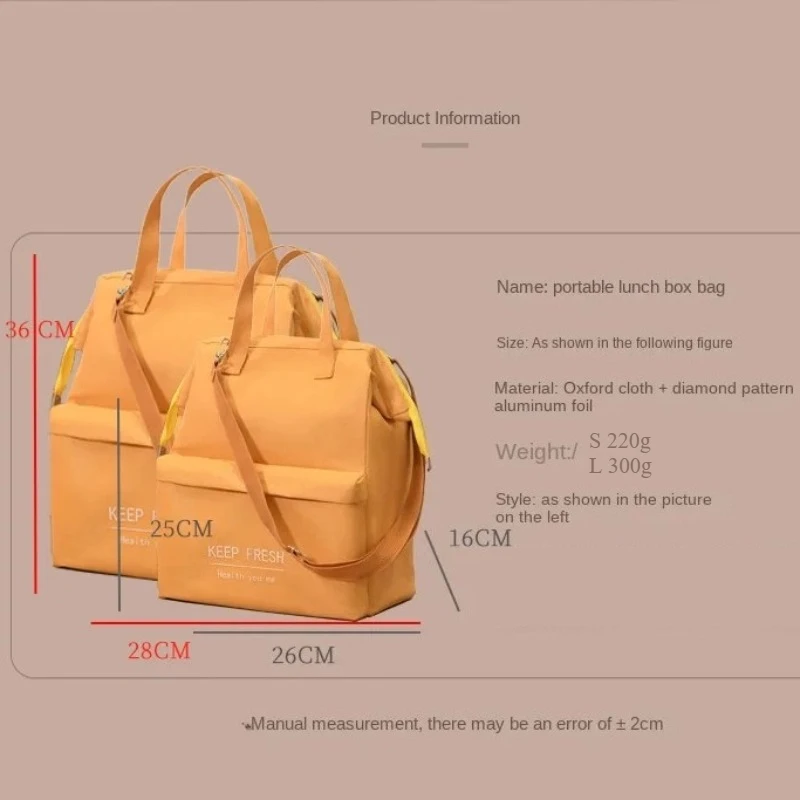 2025 Large Capacity Lunch Bag Women Waterproof Insulated Shoulder Crossbody Bags for Lunch Box Picnic Portable Fresh Cooler Bags