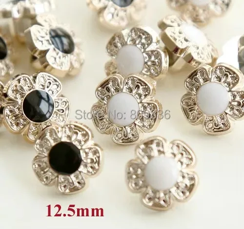 20pcs/lot Plum Blossom Shape White Oil Shirt Buttons Sewing Button Apparel Sewing Accessories(SS-154-549)