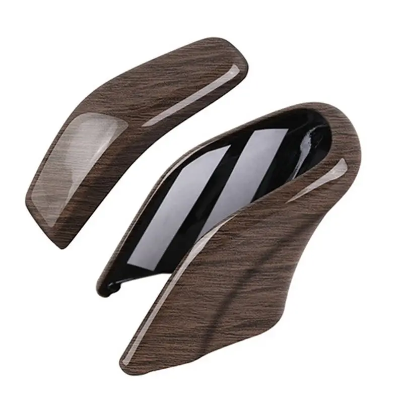 Reliable-For Toyota ALPHARD/VELLFIRE 40 Series 2023+ Car Gear Shift Knob Head Cover Trim Decorative Sticker Wood Grain Parts Acc