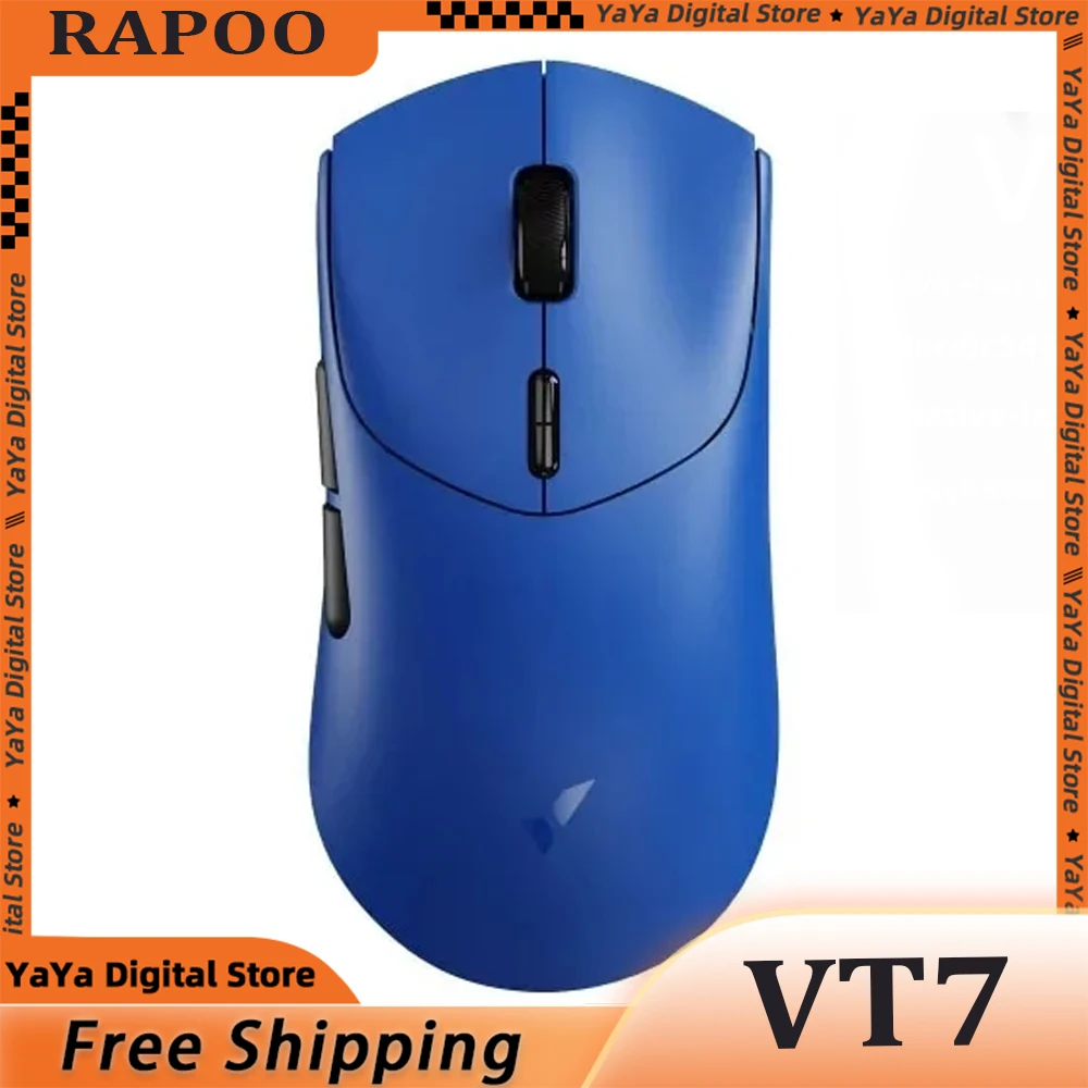 

Игровая мышь Rapoo Vt7 Max 2.0 Dual 8k Paw3398/Paw3950 Ultmate, эргономичная, легкая, 53 г, 0,125 мс, Fps, беспроводная мышь, плеер, подарок
