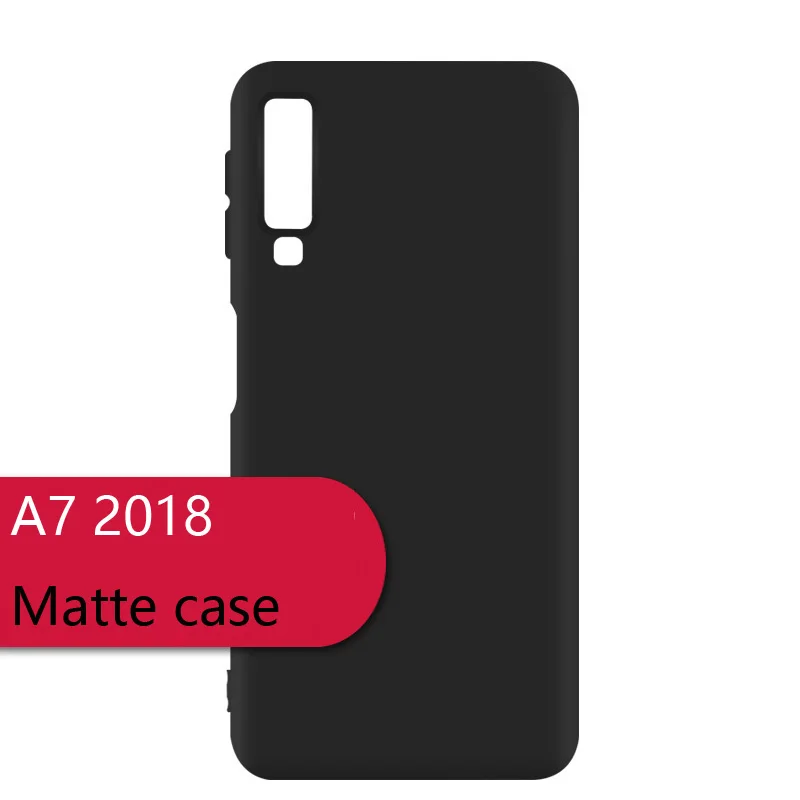 For Samsung Galaxy A6 A6+ A7 A8 A9 2018 Case Soft Silicone TPU Matte Pudding Cover For Samsung A6 + A6 Plus A8 Plus 2018 Case