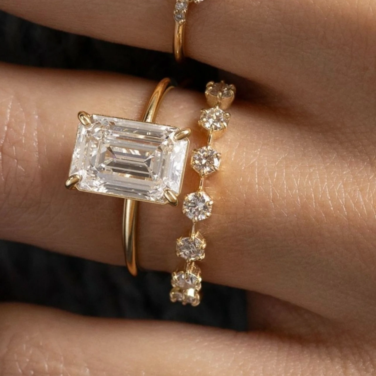 خاتم مويسانيتي S925 من الفضة الإسترليني 1.5CT، مجوهرات عالية الجودة، عصرية ورائعة، مناسبة لتقديم الهدايا #1