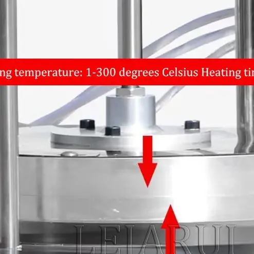 35Cm Hydraulic Automatic Pancake Machine Crepe Maker Heated Dough Press Pie Roti Arabic Bread Cake Making Machine