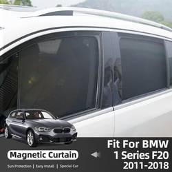 For BMW 1 series F20 2011-2019 Magnetic Car Window Curtains Solar Sunshield Shadow Mesh Glass Shading Sun Protection 118i 135i