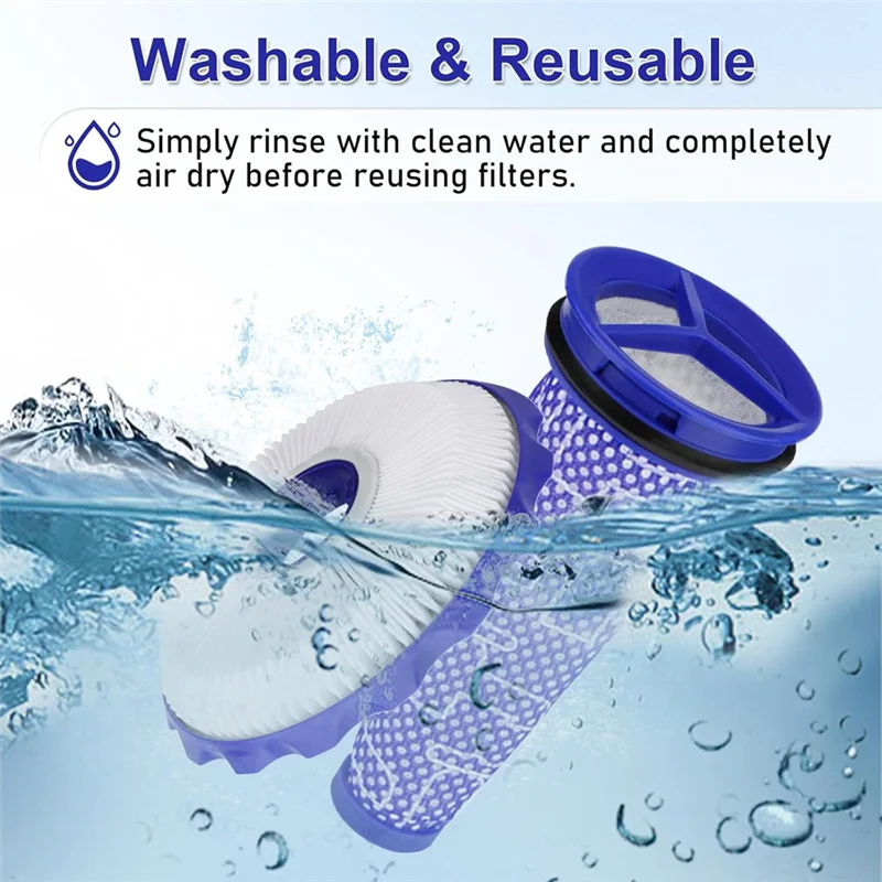 9M-DC50 Roller Brush And Fiter Replacement For Dyson DC50 Animal Multi Floor Complete Vacuum Washable Filters Brush Set