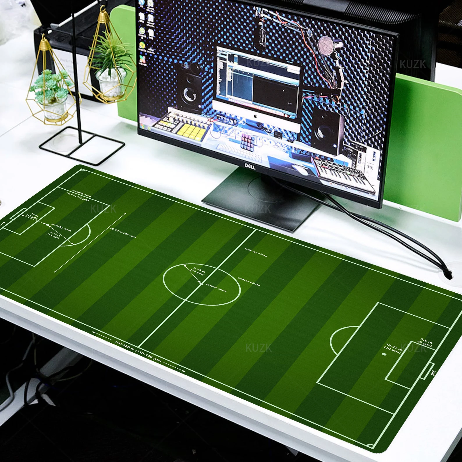 

Soccer Desk Pad Football Field Gaming Mousepad Personalize Desk Mat Keyboard Pad Large Desk Pad Xxl Gamer Mousemat Football Gift