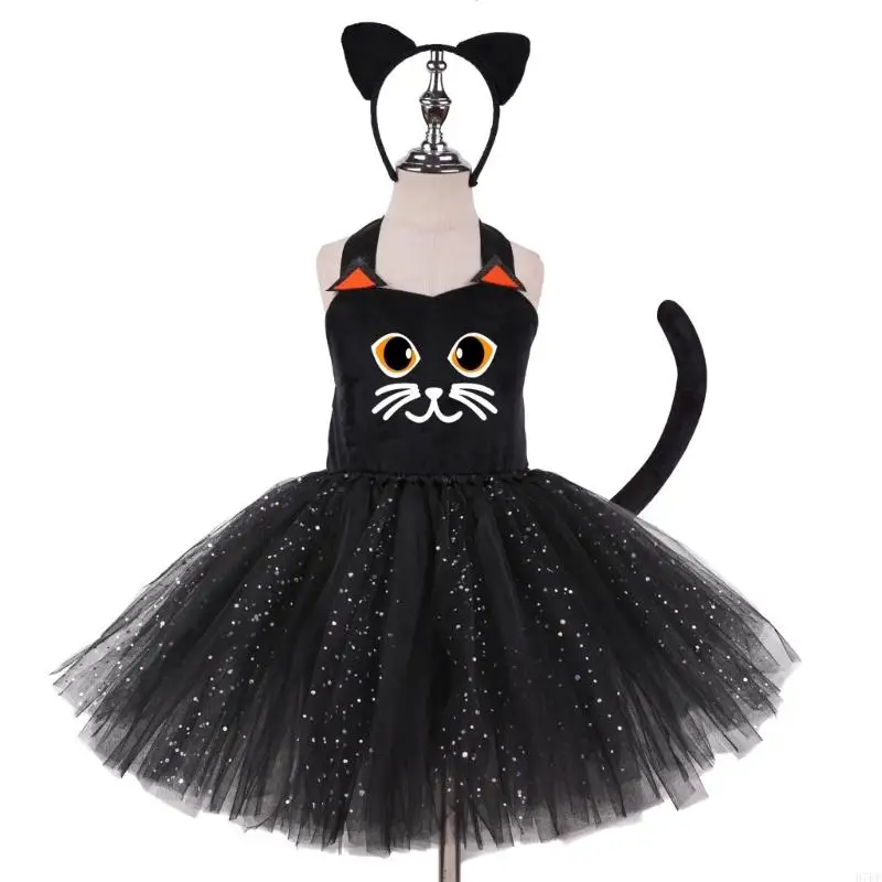 Katzen Kostümzubehör Katzen Ohren Stirnbänder, Tutus Dress Accessoires Halloween Dressing Kostüme Kinder Kleinkinder H7EF
