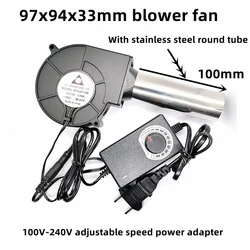 Nouveau BFB1012EH 12V 2.94A 9733 9cm petit turbo portable à haut volume avec port de collecte d'air contrôleur de vitesse d'alimentation