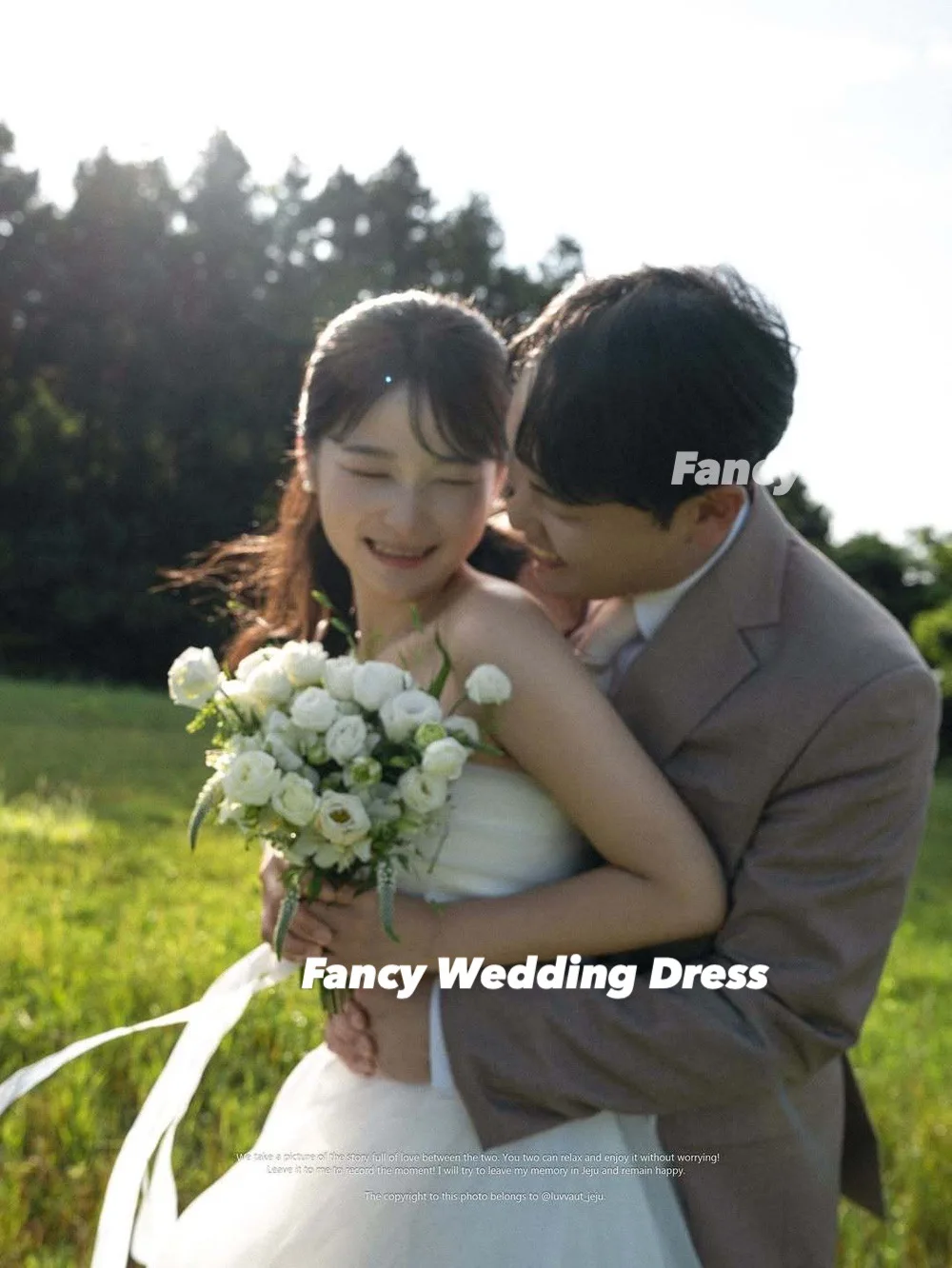 ชุดแต่งงานทรงเอไลน์แบบเรียบง่ายแฟนซีผ้าทูลนุ่มเกาหลีถ่ายภาพชุดเจ้าสาวคอร์เซ็ทด้านหลังแขนกุด 웨딩드레ส กำหนดเอง