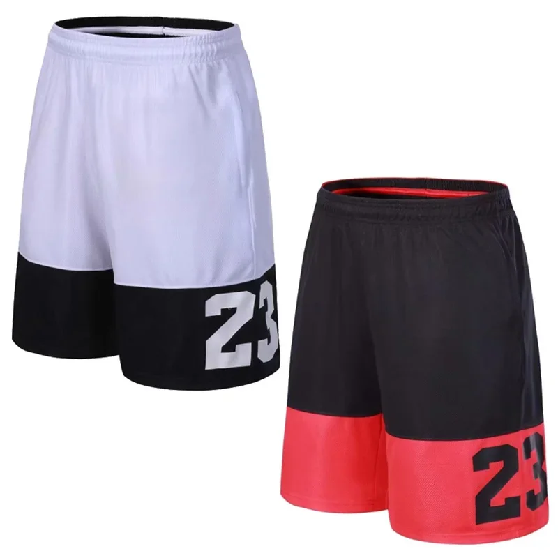 Pantaloncini sportivi da uomo maglia da calcio allentata traspirante Scanties da spiaggia allentati esecuzione di pallacanestro allenamento di