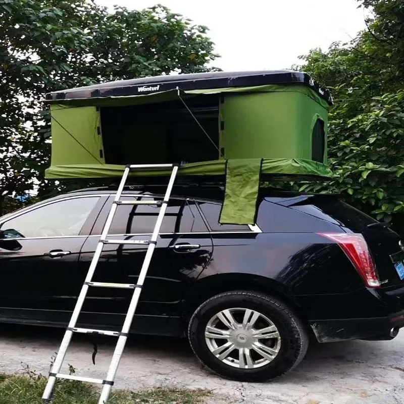 

Automobile Fully Automatic Dual Car Camping Tent Factory Outdoor Roof Changing Tent Outdoor Self Driving Tour 1.95 * 1.3 * 1.05m