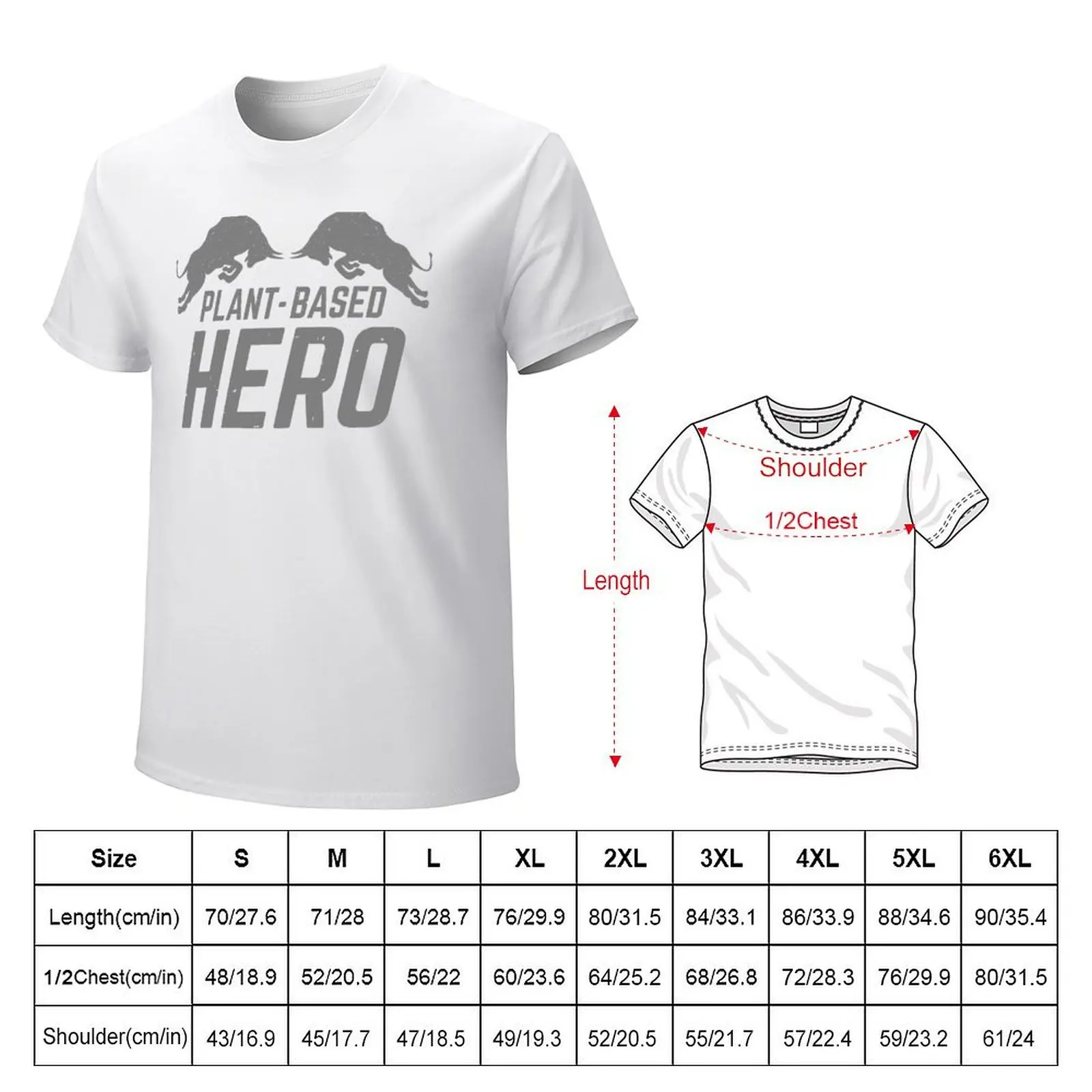 plant-based hero T-Shirt blacks tops t shirts men