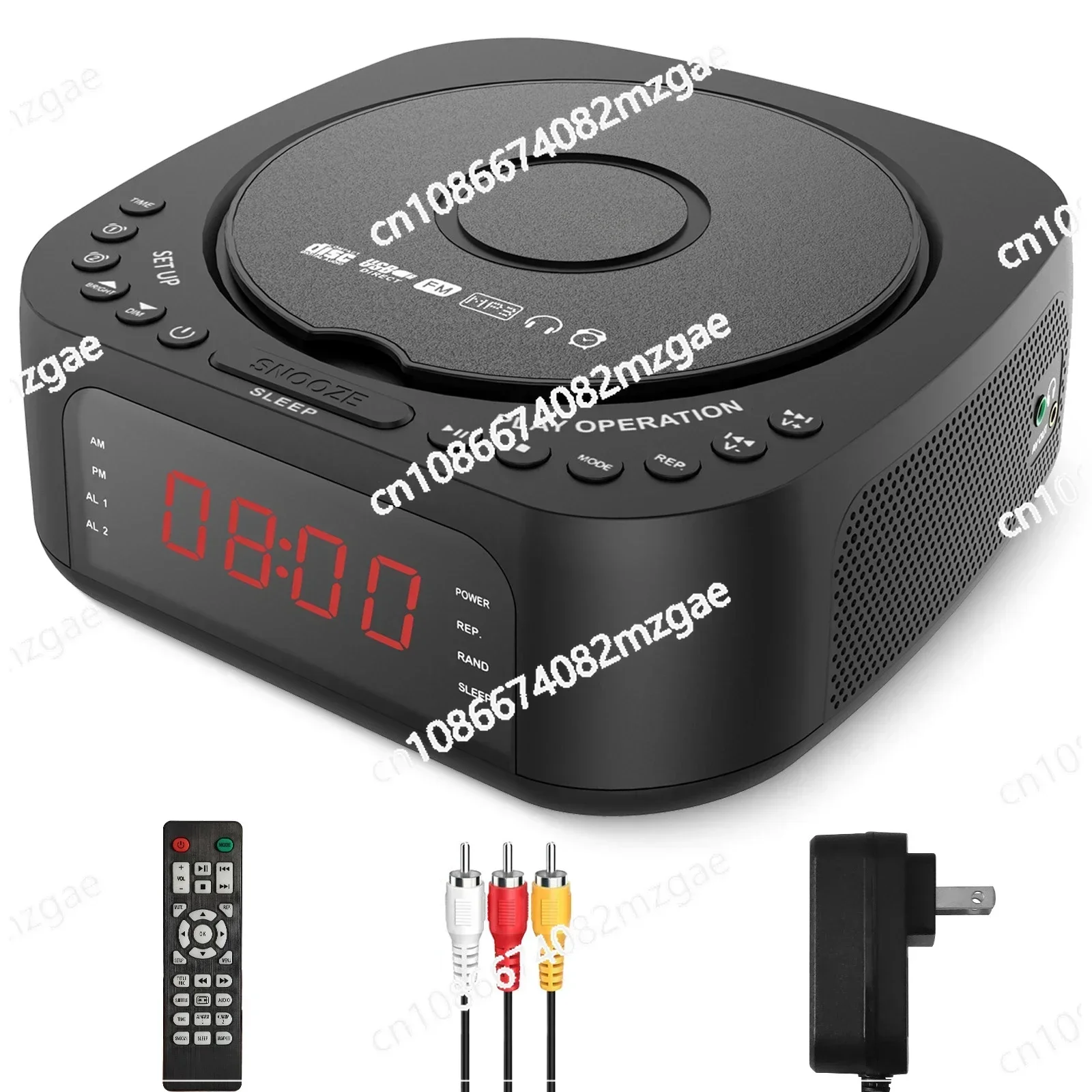 

DVD Player Integrated VCDFM Alarm Clock Mp3 Bluetooth Home Portable CD Player