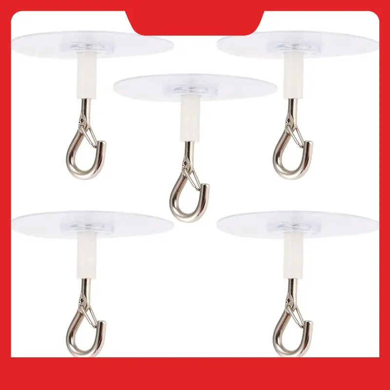 Stick Ceiling Hooks Heavy Duty Self-Adhesive Water Resistant Hooks For Ceiling Multifunctional Hooks For Wind Chimes