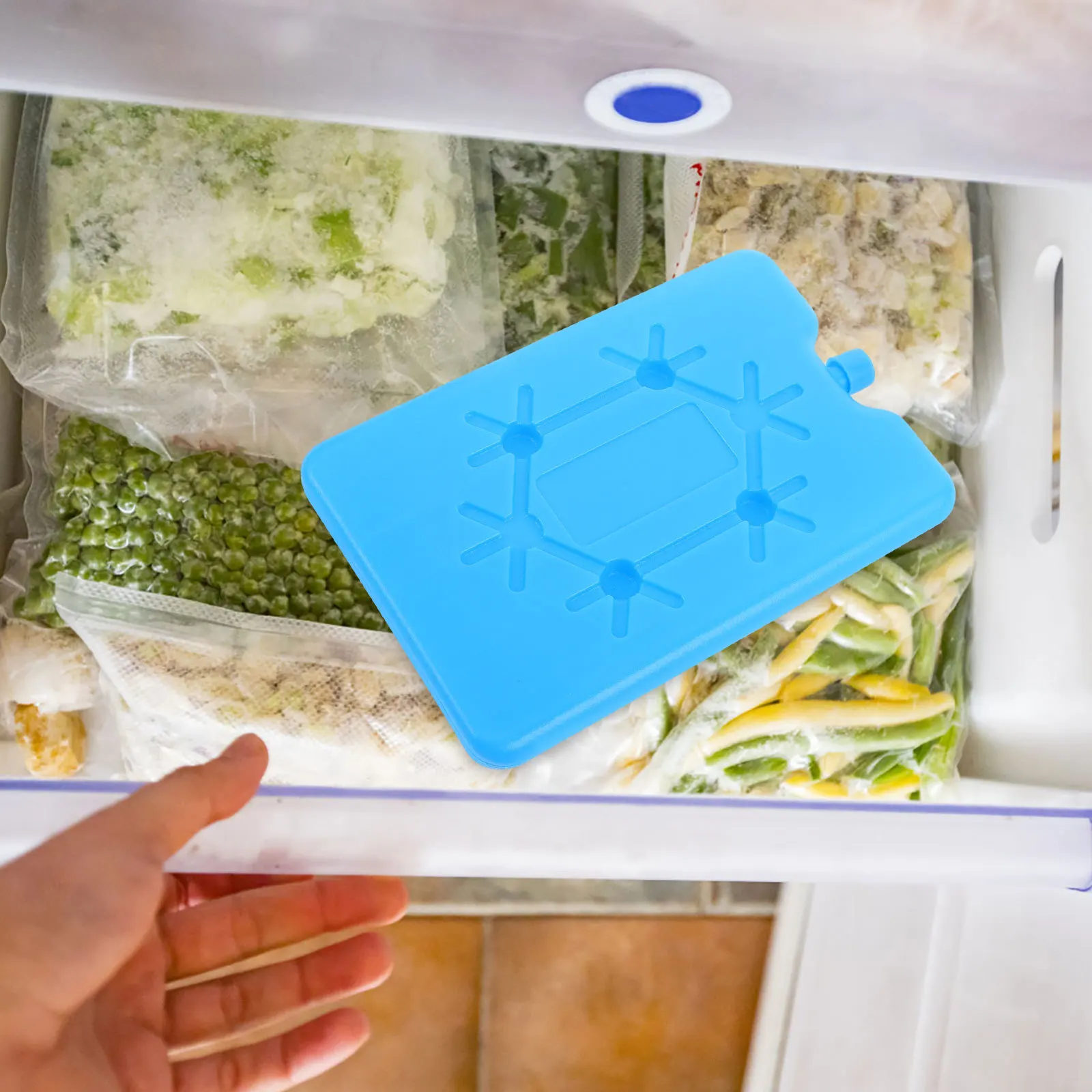 

4Pcs Reusable Ice Packs Portable Outdoor Cooler Freezer Blocks Picnic Lunch Box Cold Pack Cooler Ice Packs Pack