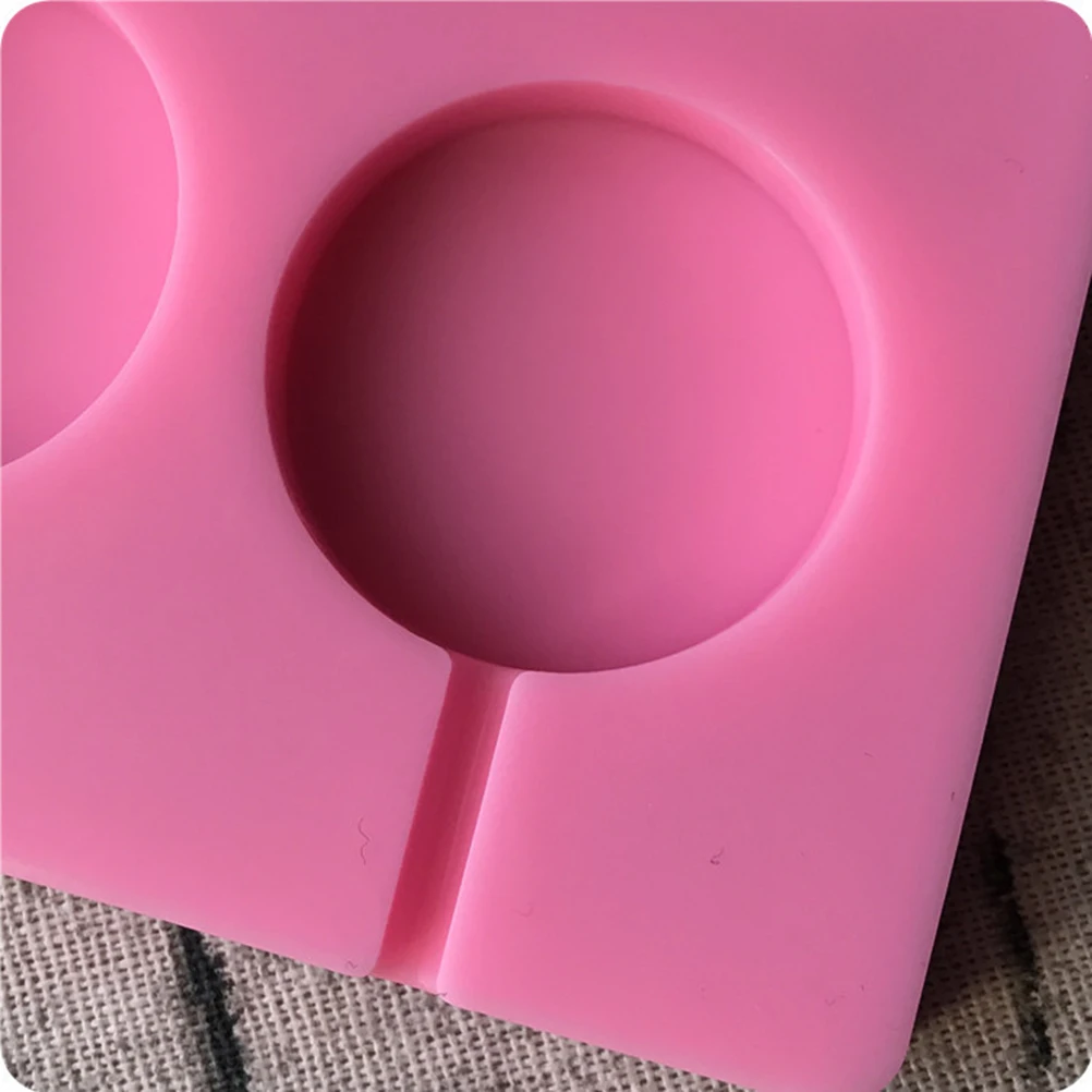 

12 -Capacity Round Lollipop Mold Making Molds Candy Moulds Lollypop Silicone Fun Chocolate Sucker Sticks
