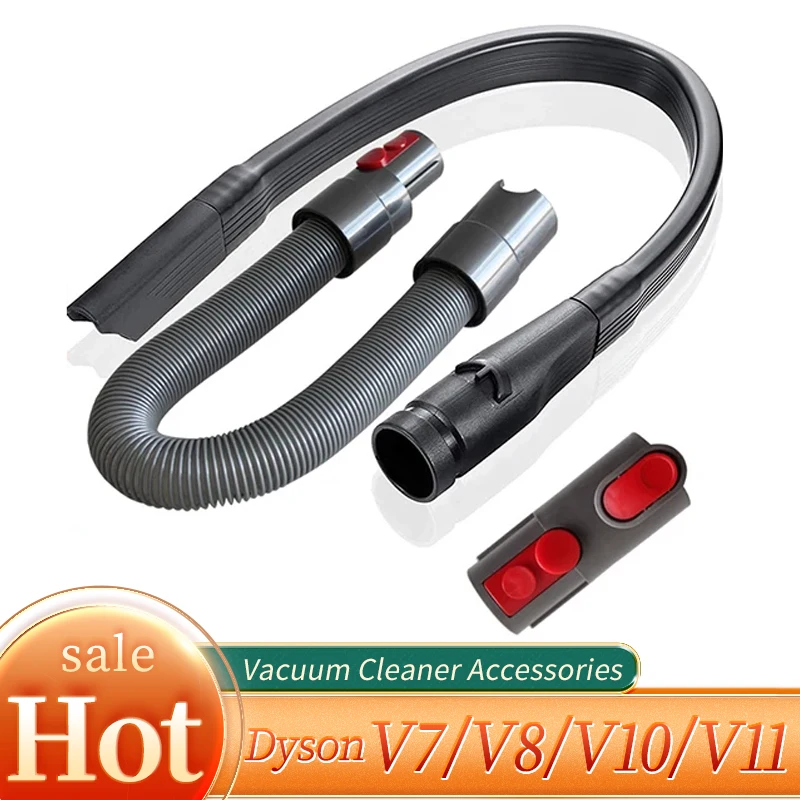 Гибкий щелевой адаптер для инструмента, комплект шлангов для пылесоса Dyson V8 V10 V7 V11 V12 V15, как подключение и удлинение Гибкий щелевой адаптер для инструмента, комплект шлангов для пылесоса Dyson V8 V10 V7 V11 V12 V15, как подключение и удлинение