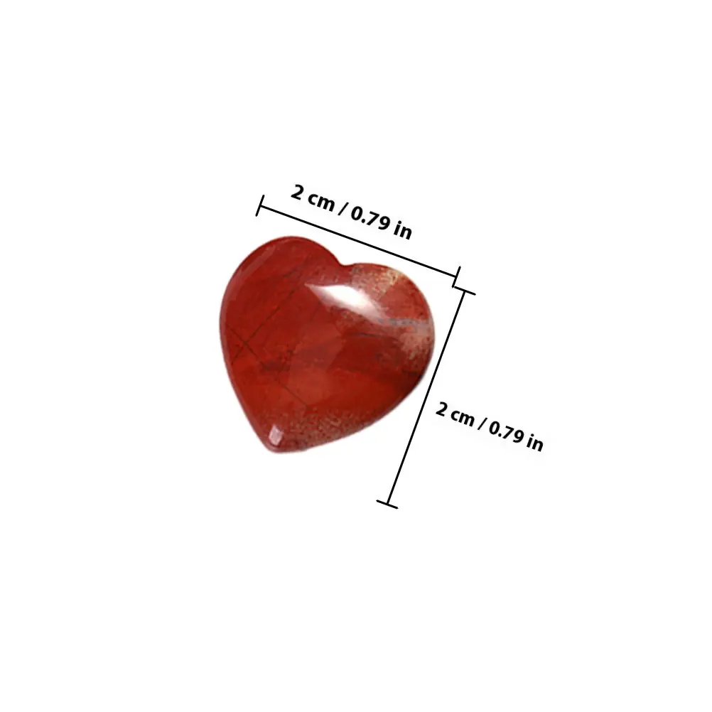 4Pcs Creative Crystal Stone Hearts Unique Natural Appearance Polished Heart Crystals for Meditation Gifts Crystal Table