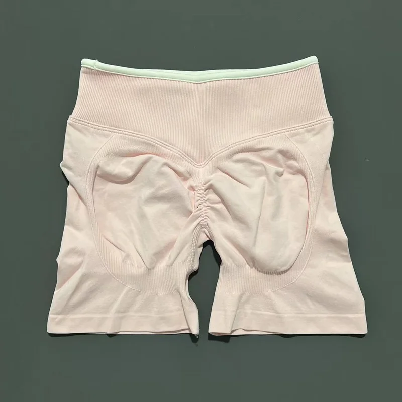 HISTELLO Ignite Sculpt Scrunch Shorts für Damen, Nahtlose Niedriggeschnittene Scrunch-Shorts mit Po-Lifting-Effekt, Sexy Gym Yoga Fitness Workout Biker-Shorts – Detail 12