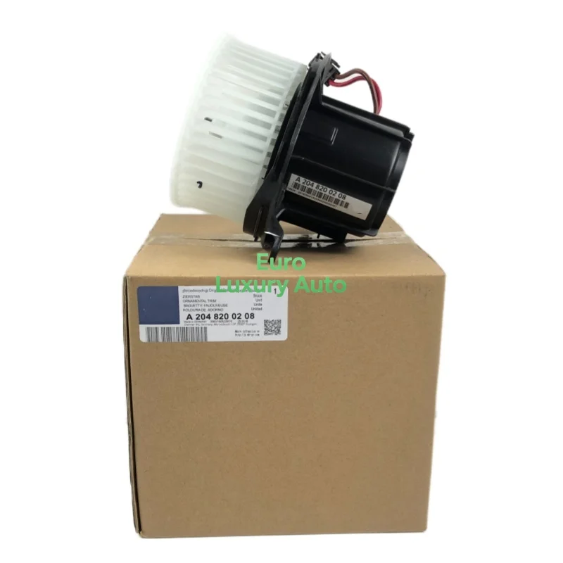 Blower Motor OEM A2048200208 HVAC Fan Air Conditioning Blower for Mercedes-Benz C-Class W204 W212 C180 C280 E200 E350 GLK350