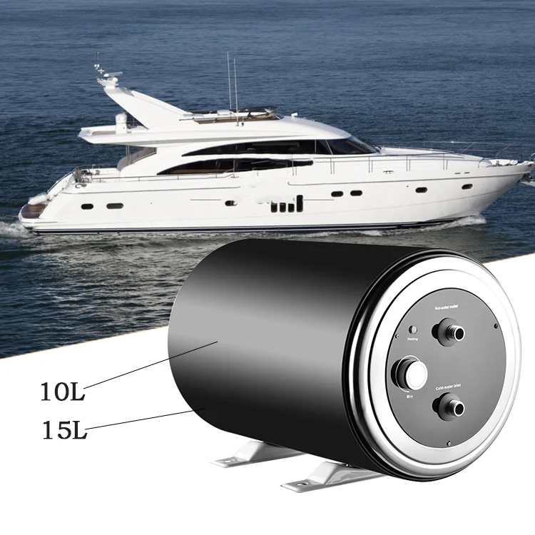 

12V 24V 220V 200W 10L 15L Electric Water Heater Stainless Steel Tank Boat Camper Caravan RV Storage Electric Water Heater