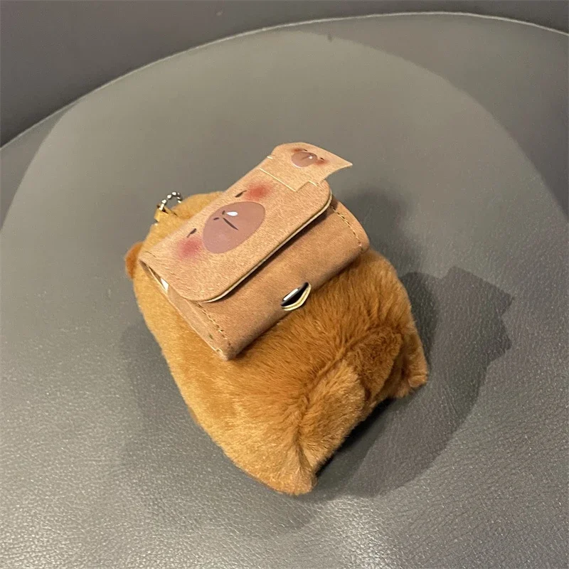 Original Cute Capybara Airpods Case Plush Y2K Decoration Customized  Cover for Airpods Pro Bluetooth Headset Accessories Gifts