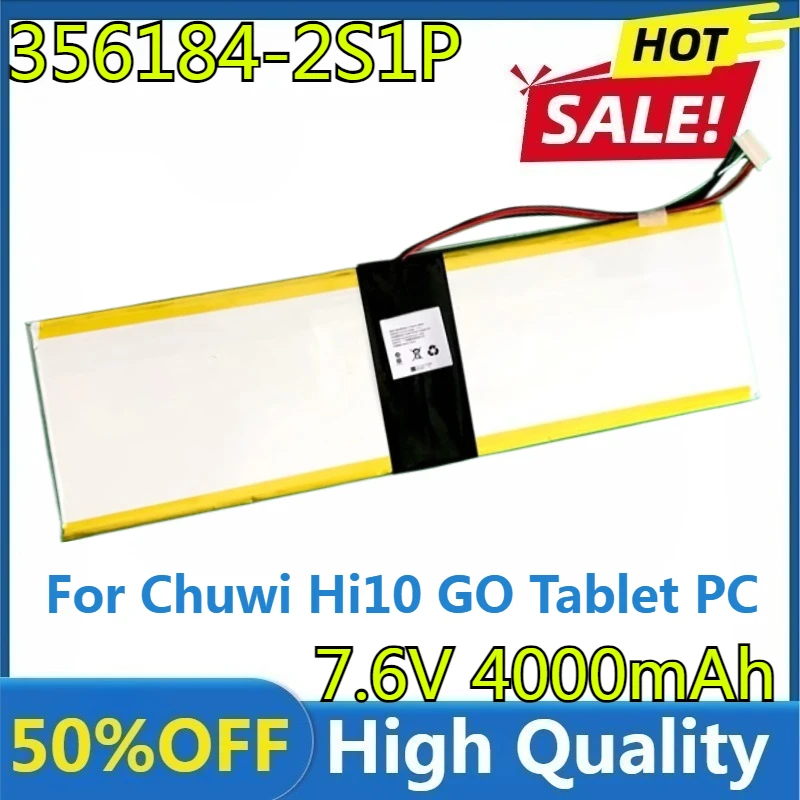 

New High quality replaceable 4000mAh 356184-2S1P Battery for Chuwi Hi10 GO Tablet PC